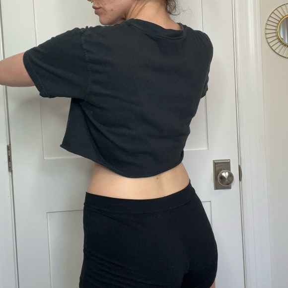 Grunge-y Maybe Today Satan Crop Top - Picture 6 of 6